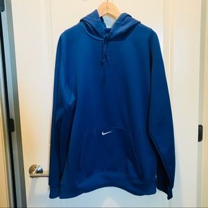 Nike Therma-Fit Pullover Hoodie in Bright Blue